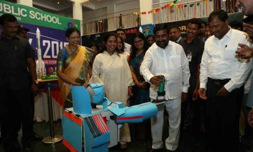 TechNEX 2019 mega event held at DPS, Nacharam