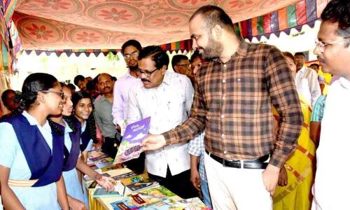 ZP chief  Lingala Kamal Raj stresses on importance of book reading in Khammam