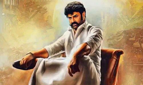 Balakrishna flexes his muscles