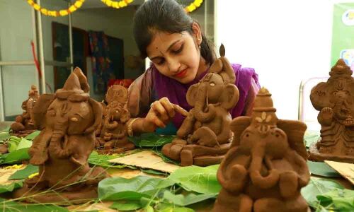 Event management students of SPMVV exhibit talent