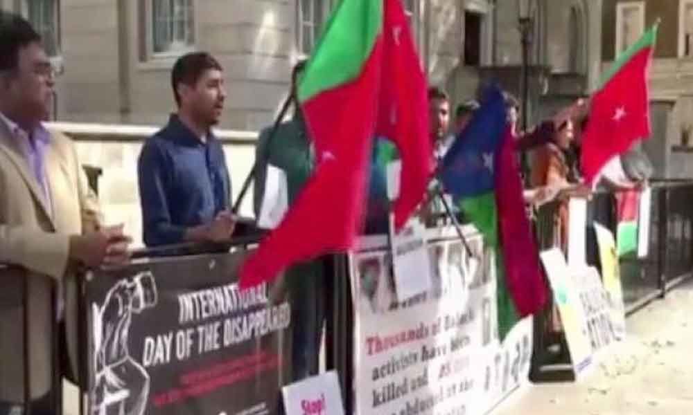 Baloch hold anti-Pakistan protest to demand release of disappeared activists
