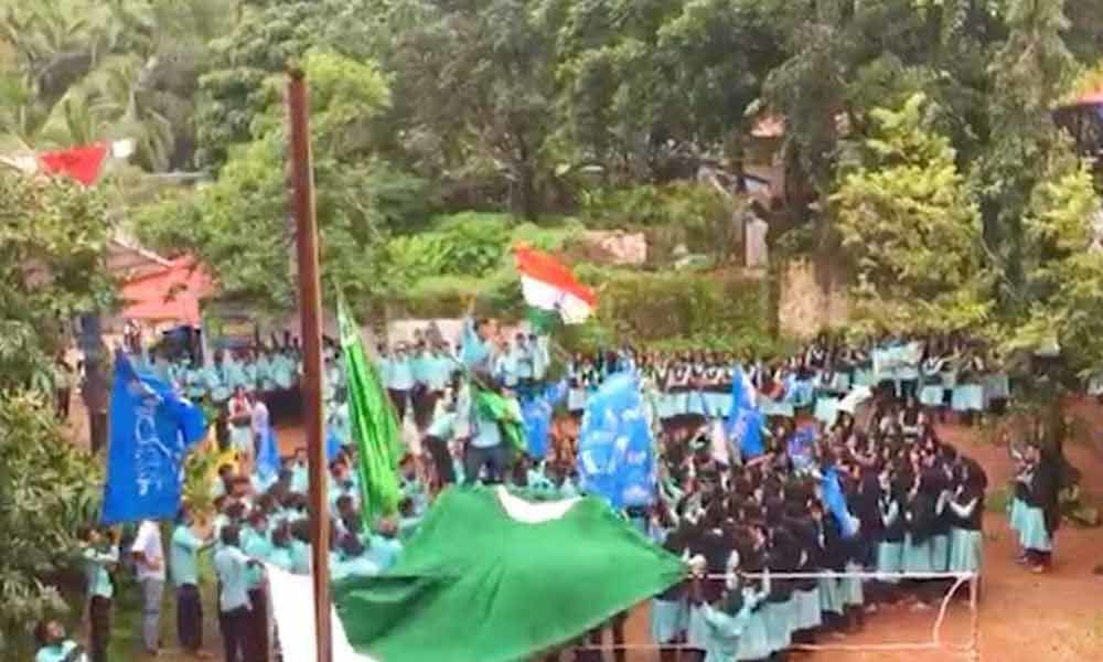 Kerala: Muslim students booked for waving Pakistan flag inside campus