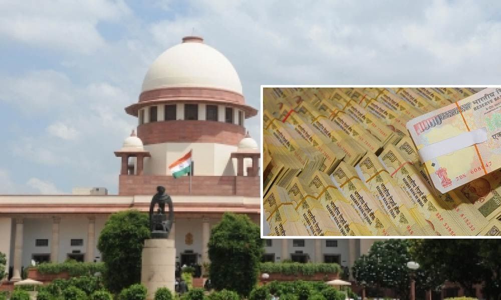 SC notice on plea to deposit Rs 1.17 crore banned notes