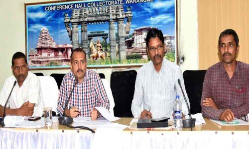 Warangal Urban Collector reviews land record purification works