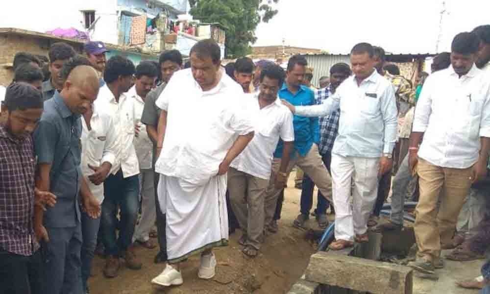 Dirty surroundings cause diseases in Banswada: Speaker Pocharam