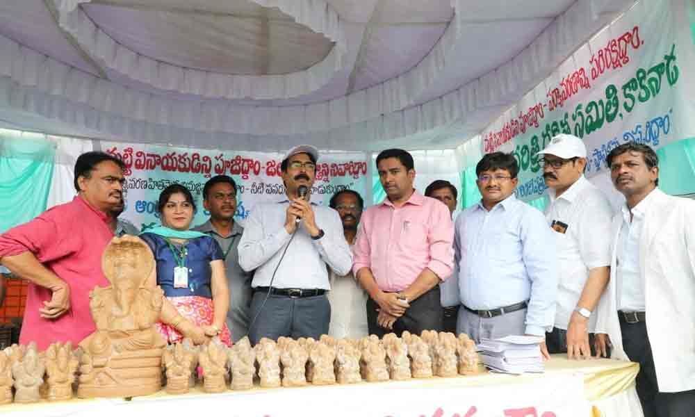 APPCB takes up distribution of clay idols in Kakinada