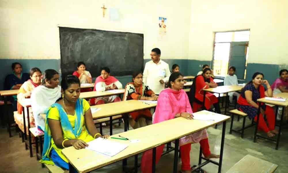 Exam for posts in village, ward secretariats held peacefully in Chittoor dist