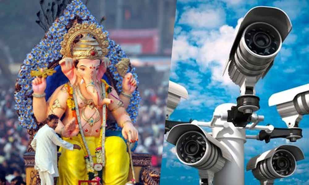 Tight security for towering Ganesha