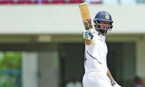 INDIA VS WEST INDIES: Valiant Hanuma Vihari