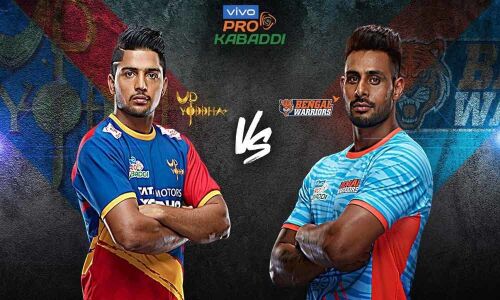 Pro Kabaddi League 2019 Live match score: UP Yoddha Vs Bengal Warriors
