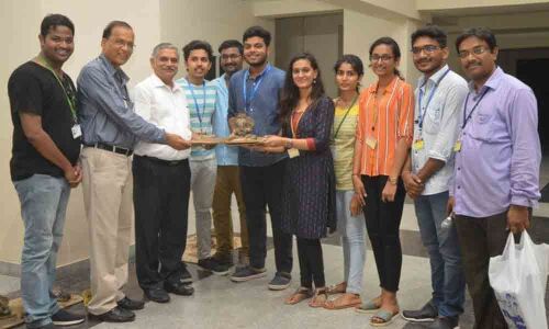 Hyderabad: GITAM students make clay idols in different forms