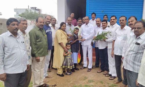 Call to save nature by Corporator Koppula Vittal Reddy