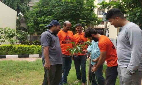 Tree plantation drive held at GHMC parks