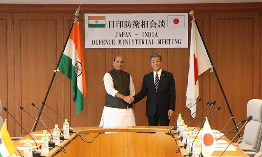 India committed to defence ties with Japan:  Rajnath Singh