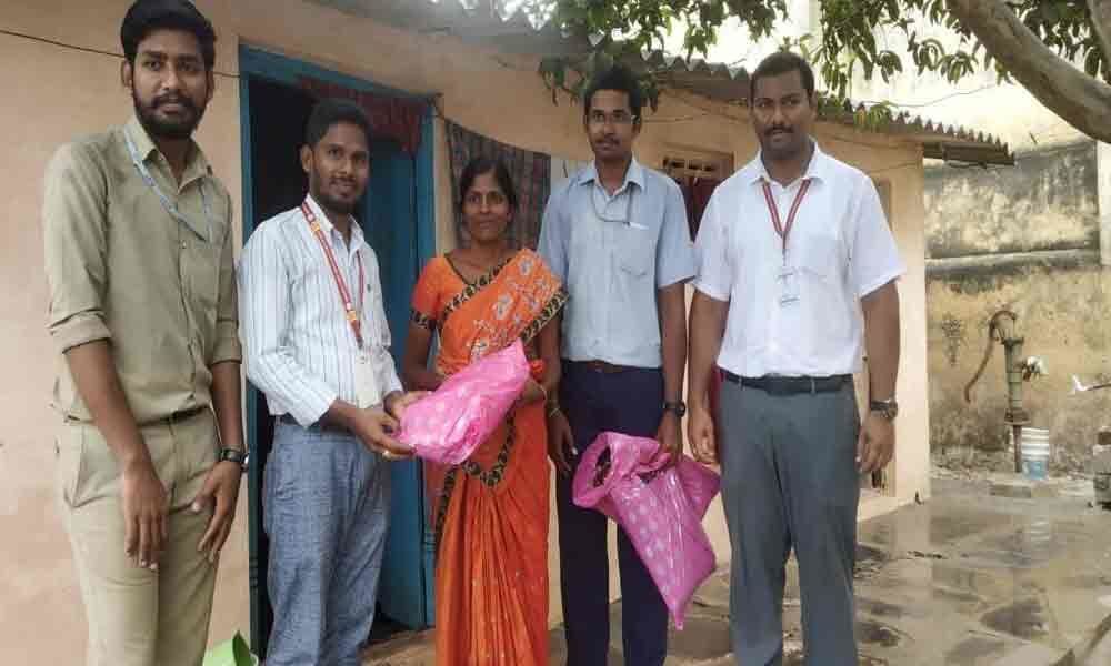 ALIET distributes relief material to flood victims