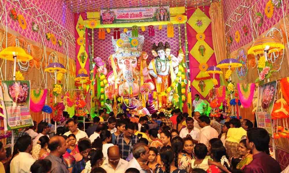 Religious fervour marks Vinayaka Chavithi