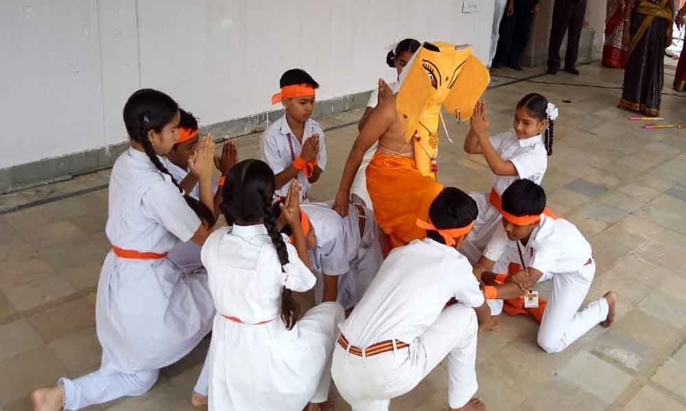 Sanghi School holds Ganesh Chaturthi fete