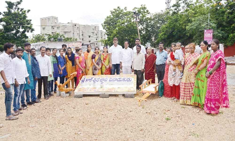 Model of Kaleshwaram installed by corporator