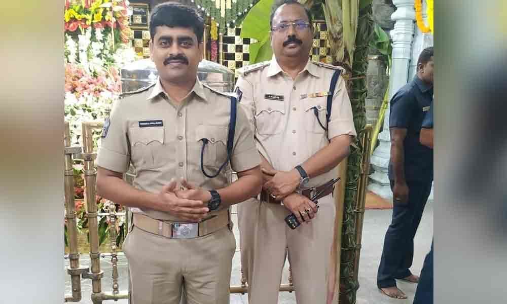 Command Control Room arranged at  Kanipakam temple