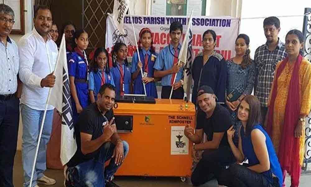 Mumbai school students develop compost kits