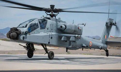 Indian Air Force to induct 8 US - made Apache AH-64E attack helicopters today