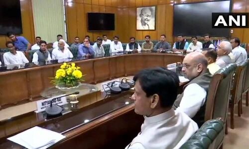 Delegation of J&K Panchayat Association calls on Amit Shah over abrogation of Article 370