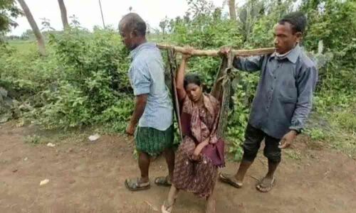 Lack of motorable roads hits tribals  in Vizianagaram