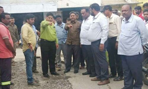 Karwan MLA inspects Pending works