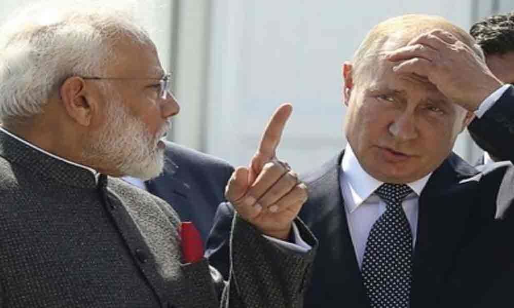 Modi explains rationale behind J&K move to Putin