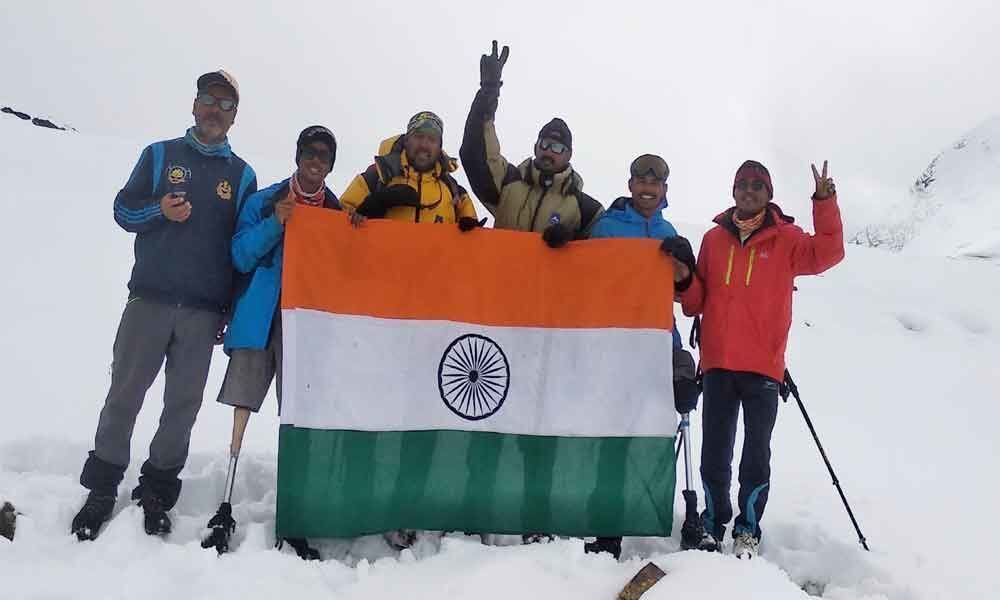 Six para-athletes scale Mt Bhageerathi