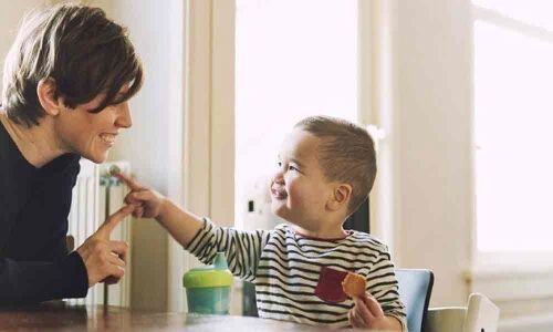 Are you talking more to baby boy?