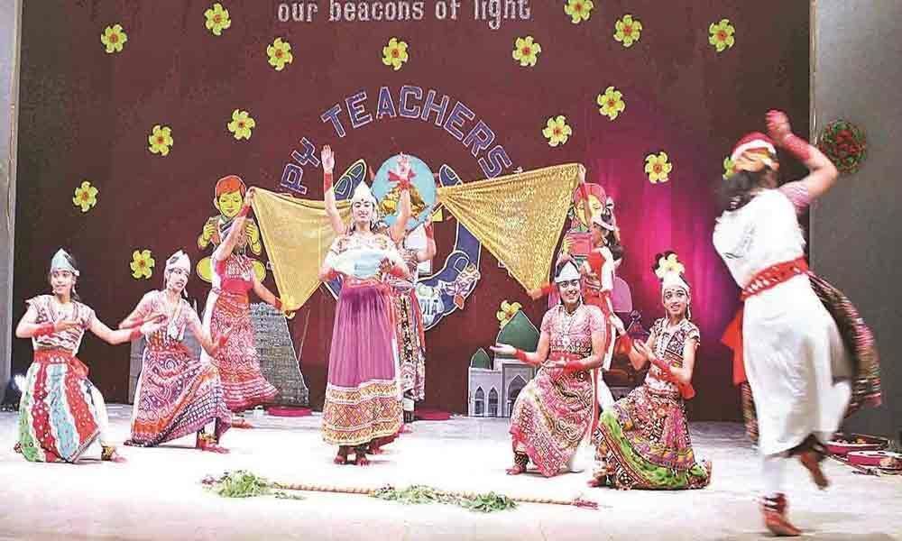 NSM wears festive look on Teachers Day in Vijayawada