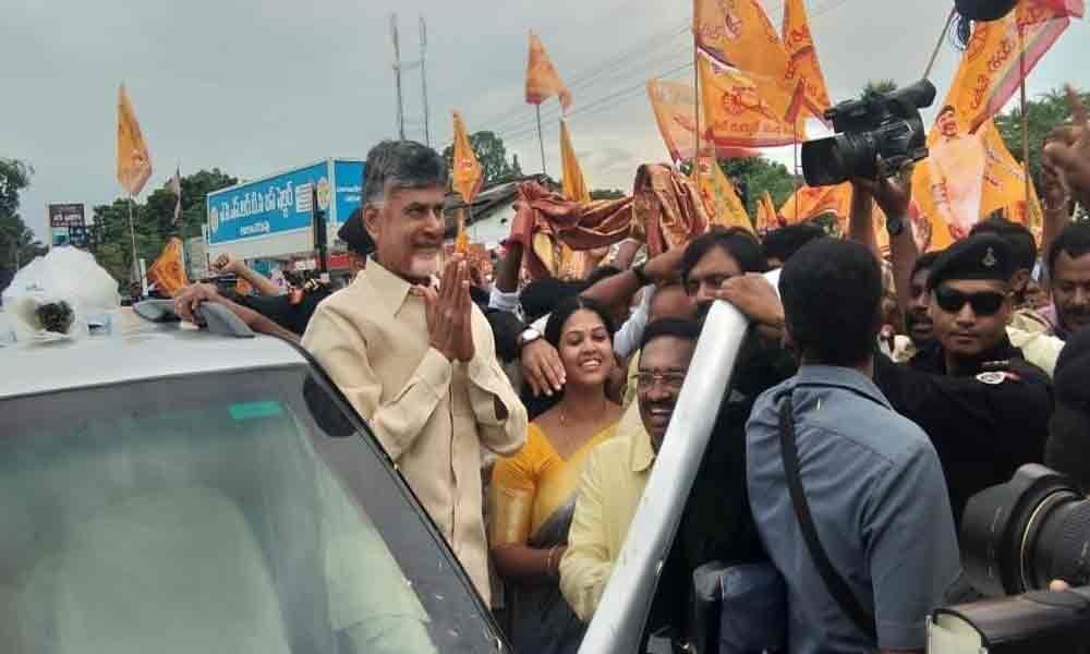 Chandrababu gets tumultuous welcome