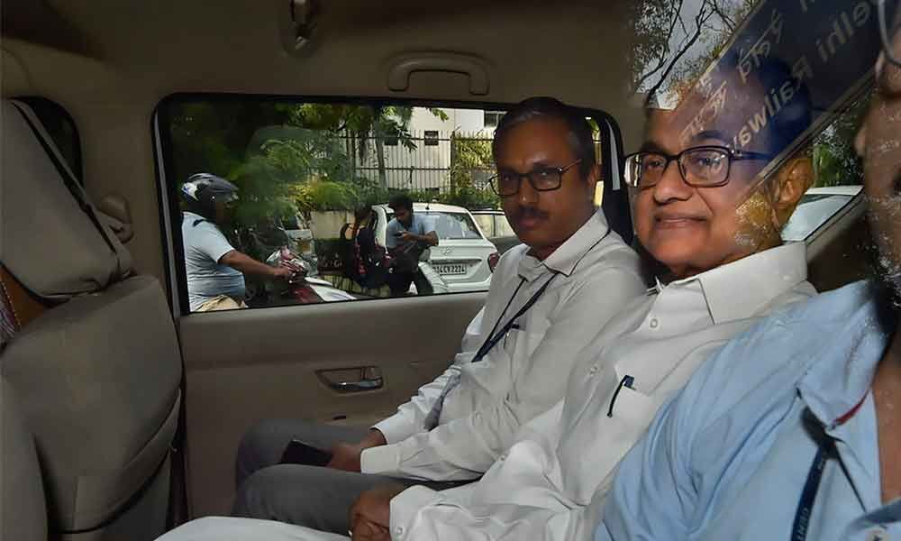 Chidambaram sent to Tihar