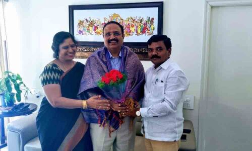 NITW Director felicitated in Warangal