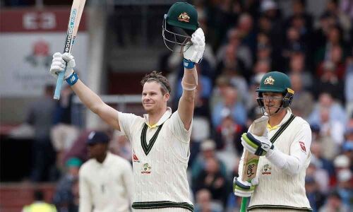 Smith, Paine help Australia reach 369/5 at tea on Day 2