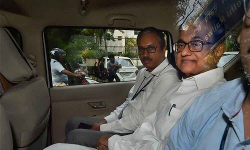 Chidambaram sent to Tihar