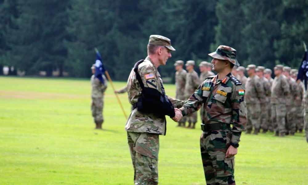 Joint military exercise between India and US begins in Washington