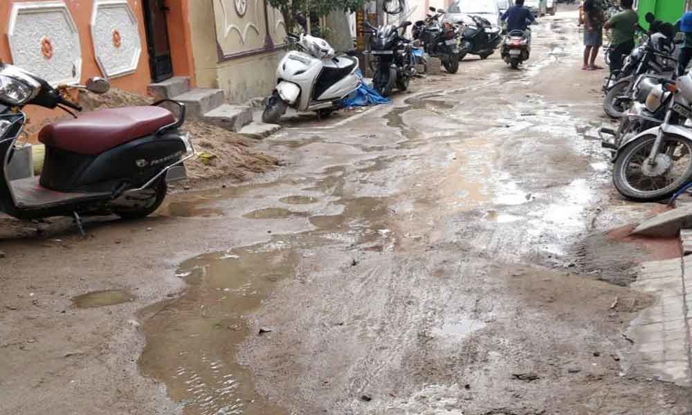Damaged roads pose threat to residents