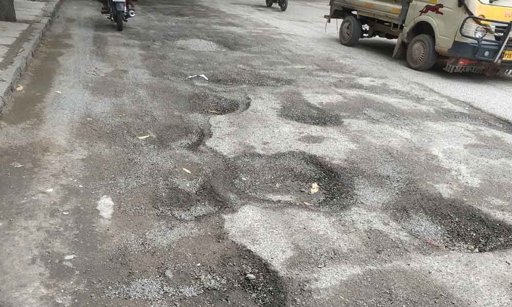 Roads full of potholes unsafe for ride: Locals