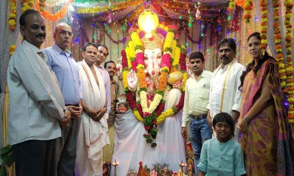 Pancom performs Ganesh pooja