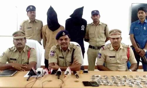 2 ganja peddlers held in Mancherial