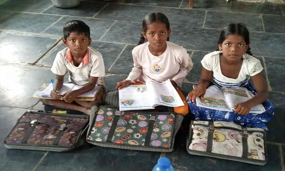 Three schoolchildren face discrimination from village elders