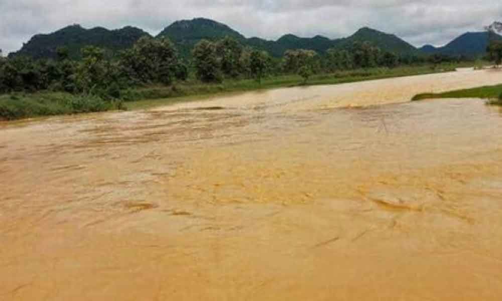 Flood level increasing in Vamsadhara river