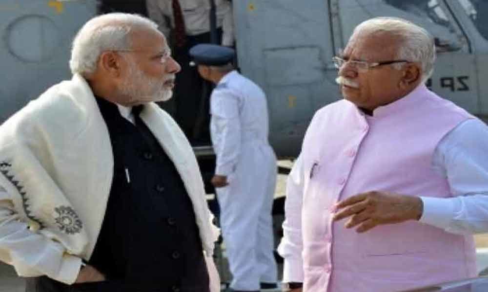 Prime Minister Narendra Modi sounds bugle for Haryana Assembly polls