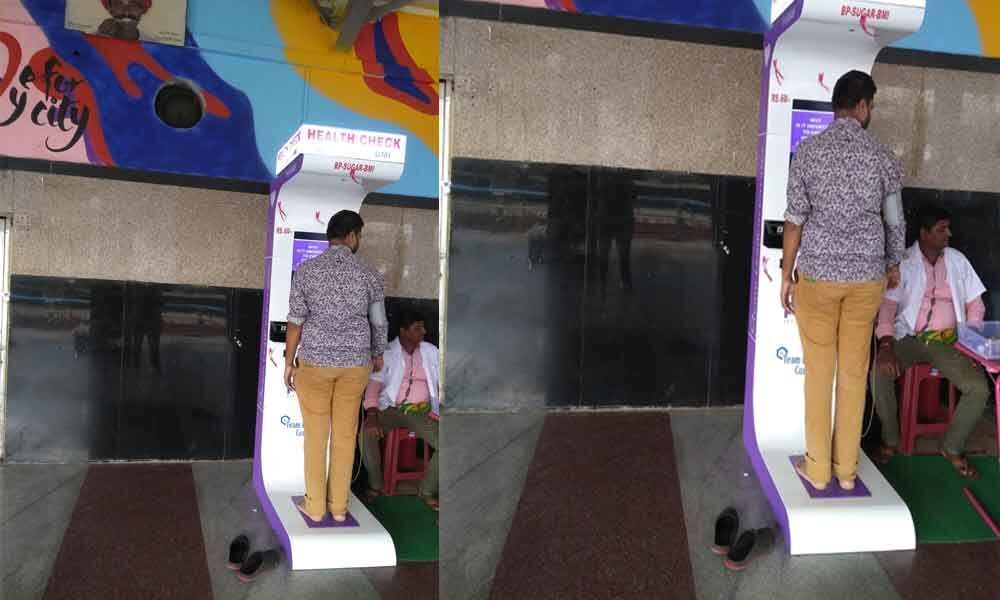 Health kiosk new attraction at railway station