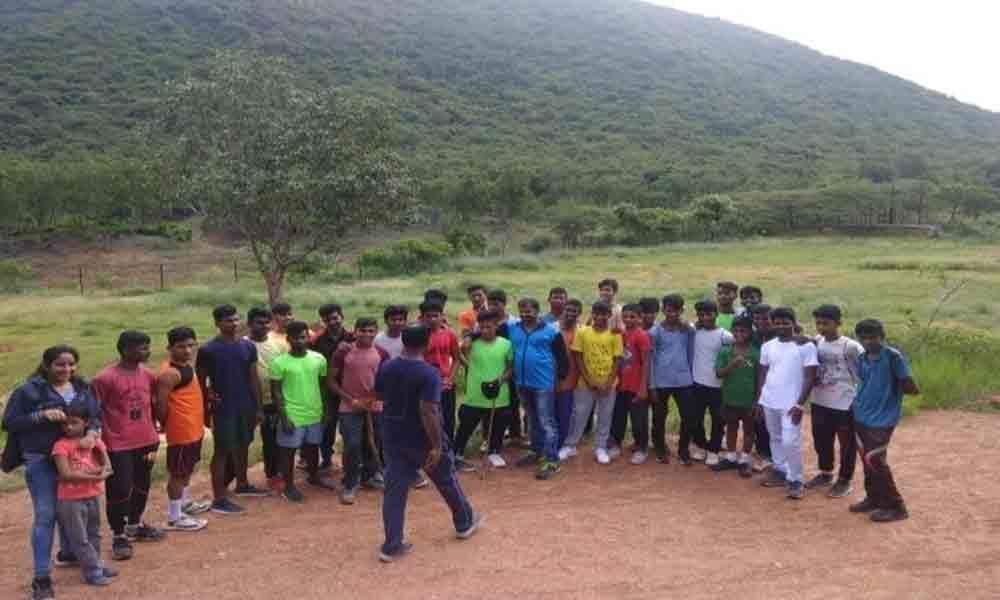 60 students take part in trekking expedition in Visakhapatnam