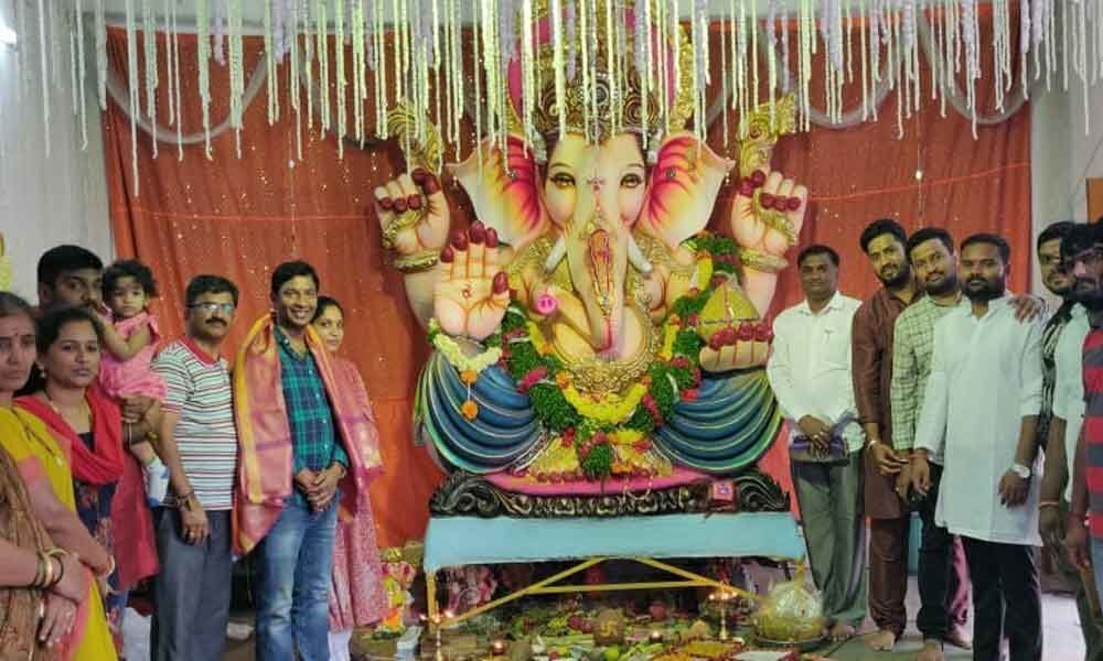 Ganesh Navaratri celebrated grandly at Chatrinaka