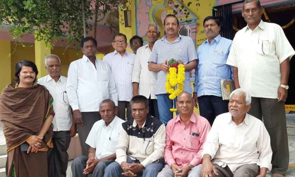 Temple body elects new committee at Housing Board Colony