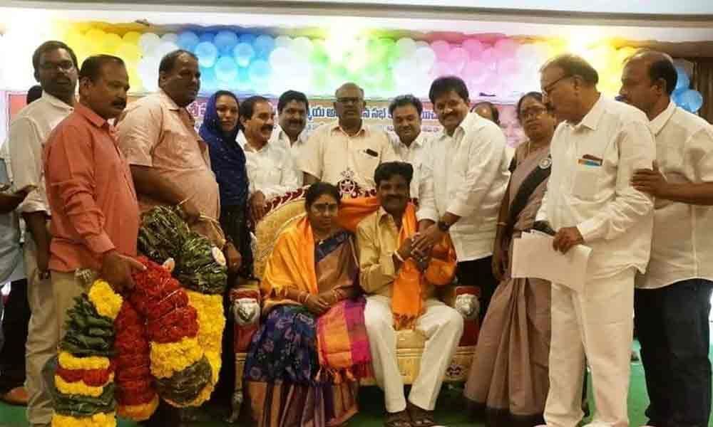 Former TTD official made INTUC district working president in Tirupati